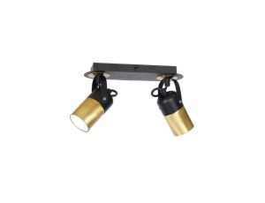 Lampa sufitowa WILSON BLACK 2xGU10 MLP4851 Milagro