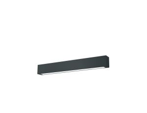 Lampa sufitowa podłużny plafon LED IBROS 93cm czarny do łazienki LP-7001/1C BK-93 24/4 Light Prestige