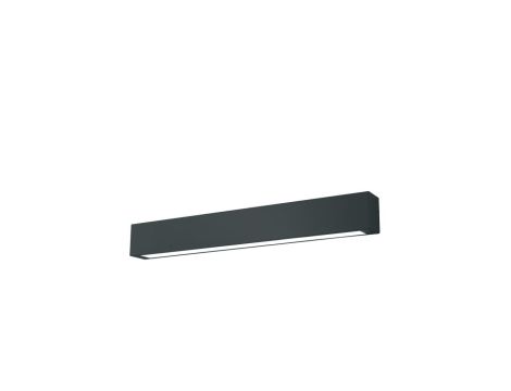 Lampa sufitowa podłużny plafon LED IBROS 93cm czarny do łazienki LP-7001/1C BK-93 24/4 Light Prestige