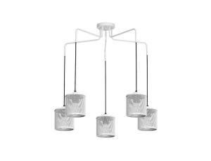 Lampa Wisząca LOUISE WHITE 5xE27 MLP660 Milagro