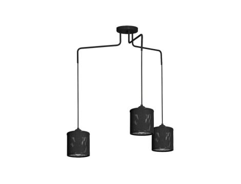 Lampa Wisząca LOUISE BLACK 3xE27 MLP671 Milagro