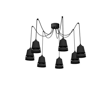 Lampa Wisząca APOLLO BLACK 7xE27 MLP782 Milagro