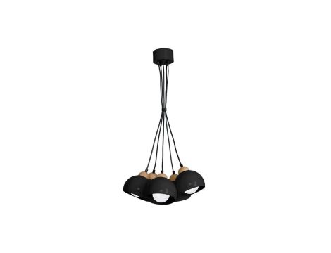 Lampa wisząca DAMA BLACK 5xE27 MLP6590 Milagro