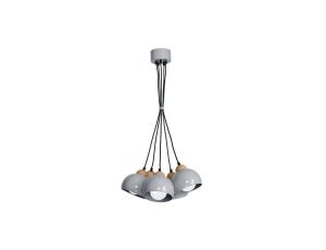 Lampa wisząca DAMA GRAY 5xE27 MLP6390 Milagro