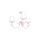 Żyrandol ALICE PINK 3xE14 MLP963 Milagro