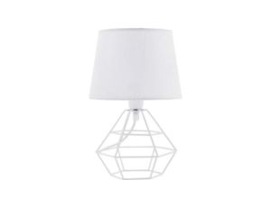 Lampka nocna/biurkowa/gabinet TK Lighting DIAMOND WHITE 844