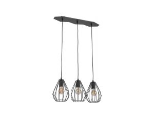 ZWIS SUFITOWY 3PŁ BRYLANT BLACK 2259 TK LIGHTING