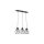 ZWIS SUFITOWY 3PŁ BRYLANT BLACK 2259 TK LIGHTING