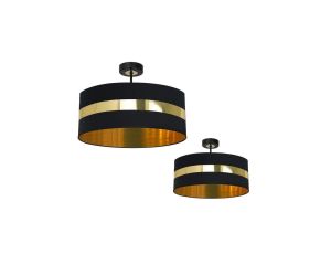 Lampa sufitowa PALMIRA BLACK / GOLD 1xE27 60W MLP6319 Milagro