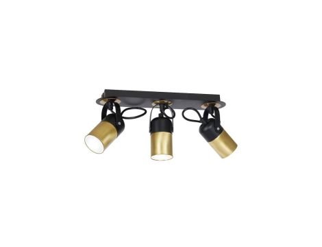 Lampa sufitowa WILSON BLACK 3xGU10 MLP4852 Milagro