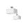 Lampa podsufitowa NAPOLI WHITE/CHROME 1xE27 ML6361 Milagro