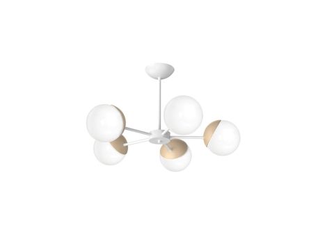 Żyrandol SFERA WOOD 5xE14 MLP5433 Milagro