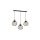 Lampa wisząca KANE BLACK 3xE27 MLP4795 Milagro