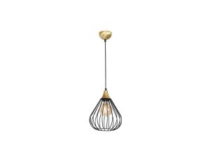 Lampa wisząca KANE BLACK 1xE27 MLP4794 Milagro