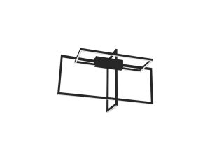 Plafon Frame 3D 4000K czarna LP-980/3D4 BK Light Prestige