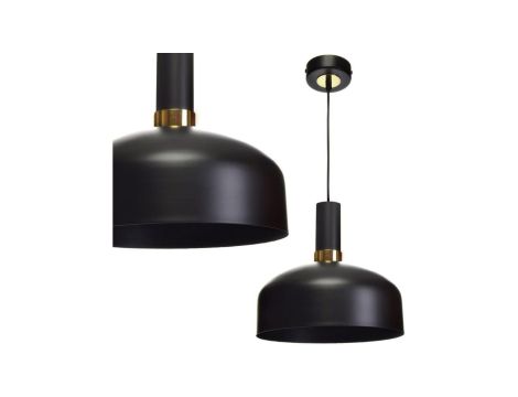Lampa wisząca MALMO BLACK/GOLD 1xE27 MLP6198 Milagro