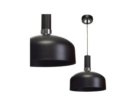 Lampa wisząca MALMO BLACK/CHROME 1xE27 MLP6203 Milagro