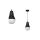 Lampa wisząca HELIOS BLACK 1xE14 40W MLP6469 Milagro