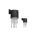 Kinkiet ALMERIA BLACK/CHROME 1xE27 MLP6428 Milagro