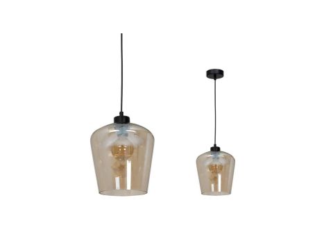 Lampa wisząca SANTIAGO AMBER 1xE27 MLP6607 Milagro