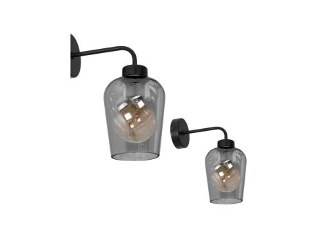 Kinkiet SANTIAGO SMOKED 1xE27 MLP6600 Milagro