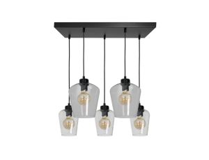 Lampa wisząca SANTIAGO CLEAR 5xE27 MLP6615 Milagro