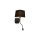 Kinkiet Marbella czarny LP-332/1W Light Prestige