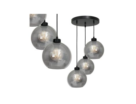 Lampa wisząca SOFIA SMOKED 3xE27 MLP6583 Milagro