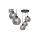 Lampa wisząca SOFIA SMOKED 3xE27 MLP6583 Milagro