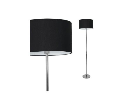 Lampa stojąca CASINO BLACK/CHROME 1xE27 ML6382 Milagro