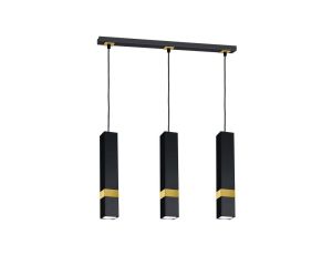 Lampa wisząca VIDAR BLACK/GOLD 3xGU10 MLP6280 Milagro