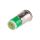 Lampka kontrolna Zielony 12V dc Miniaturowe złącze kołnierzowe LED średnica 6mm długość 15.25mm