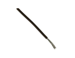 Przewód montażowy 0,5 mm Czarny RS PRO Guma silikonowa 20 AWG dł. 25m 16/0,2 mm