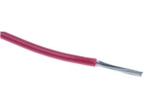 Przewód montażowy 0,5 mm Czerwony RS PRO Guma silikonowa 20 AWG dł. 25m 16/0,2 mm