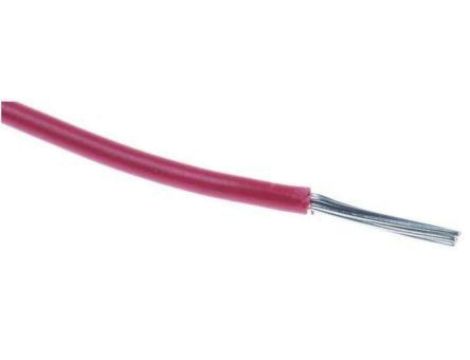 Przewód montażowy 0,5 mm Czerwony RS PRO Guma silikonowa 20 AWG dł. 25m 16/0,2 mm