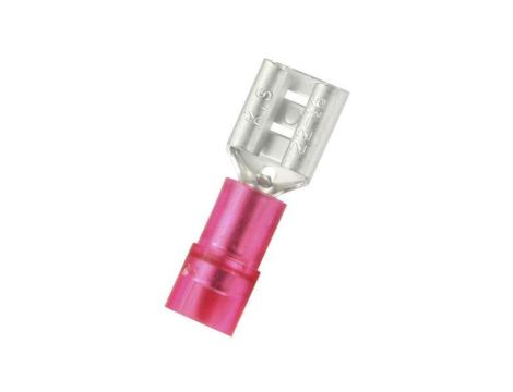 Konektor płaski Żeński 0.8 x 6.35mm 0.5 › 1.5 mm2, 22 › 16 AWG długość 21.5mm Izolacja: Izolowane /100szt./