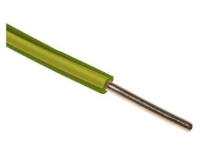 Przewód montażowy 0,5 mm Zielony, Żółty RS PRO PVC 20 AWG dł. 100m 1/0,8 mm