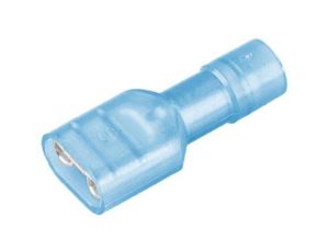 Konektor płaski Żeński 6.35 x 0.8mm długość 21.5mm Izolacja: Izolowane Cyna /100szt./