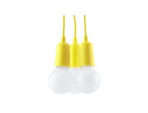 Lampa wisząca DIEGO 3 żółta