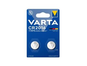 Bateria litowa pastylka CR2016 3V VARTA Lithium BLISTER 2szt.