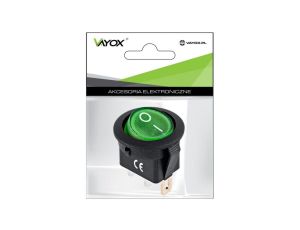 Przełącznik IRS-101-8C/D 12V zielony Vayox PAK.