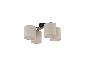 Lampa sufitowa DEVA kolor Czarny / jasne drewno 6866 TK Lighting
