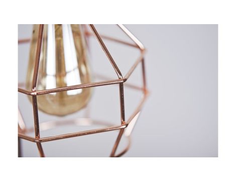 Lampa wisząca FINEUS, druciany klosz Ø45cm na E27, kolor czarny K-4113 Kaja Lighting