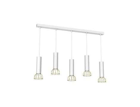 Lampa wisząca DANTE White/Gold 5xGU10 MLP7256 Milagro
