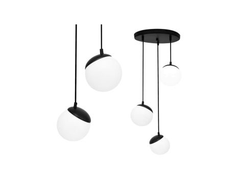 Lampa wisząca SFERA BLACK 3xE14 MLP8868 Milagro