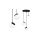 Lampa wisząca SFERA BLACK 3xE14 MLP8868 Milagro