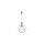 Lampka stołowa REMI GOLD, trójnóg z stylowym czarno złotym abażurem, na E27 K-4357 Kaja Lighting