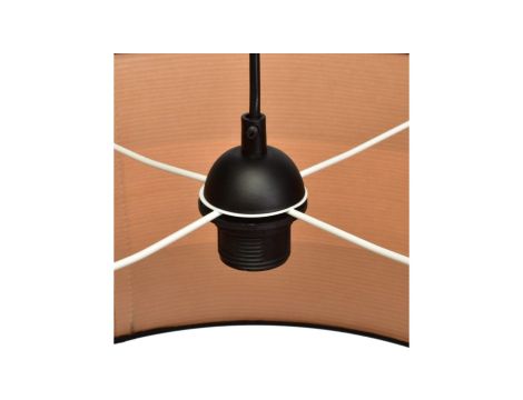 ABAŻUR HARMONY czarny wew. FI300 H160 zew FI400 H220 1pł zwis