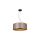 Lampa wisząca ZIGGY PINK Gold/Pink 3xE27 MLP7591 Milagro
