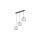 Lampa wisząca BENIAMIN 3 - punktowa Biały 4813 TK Lighting